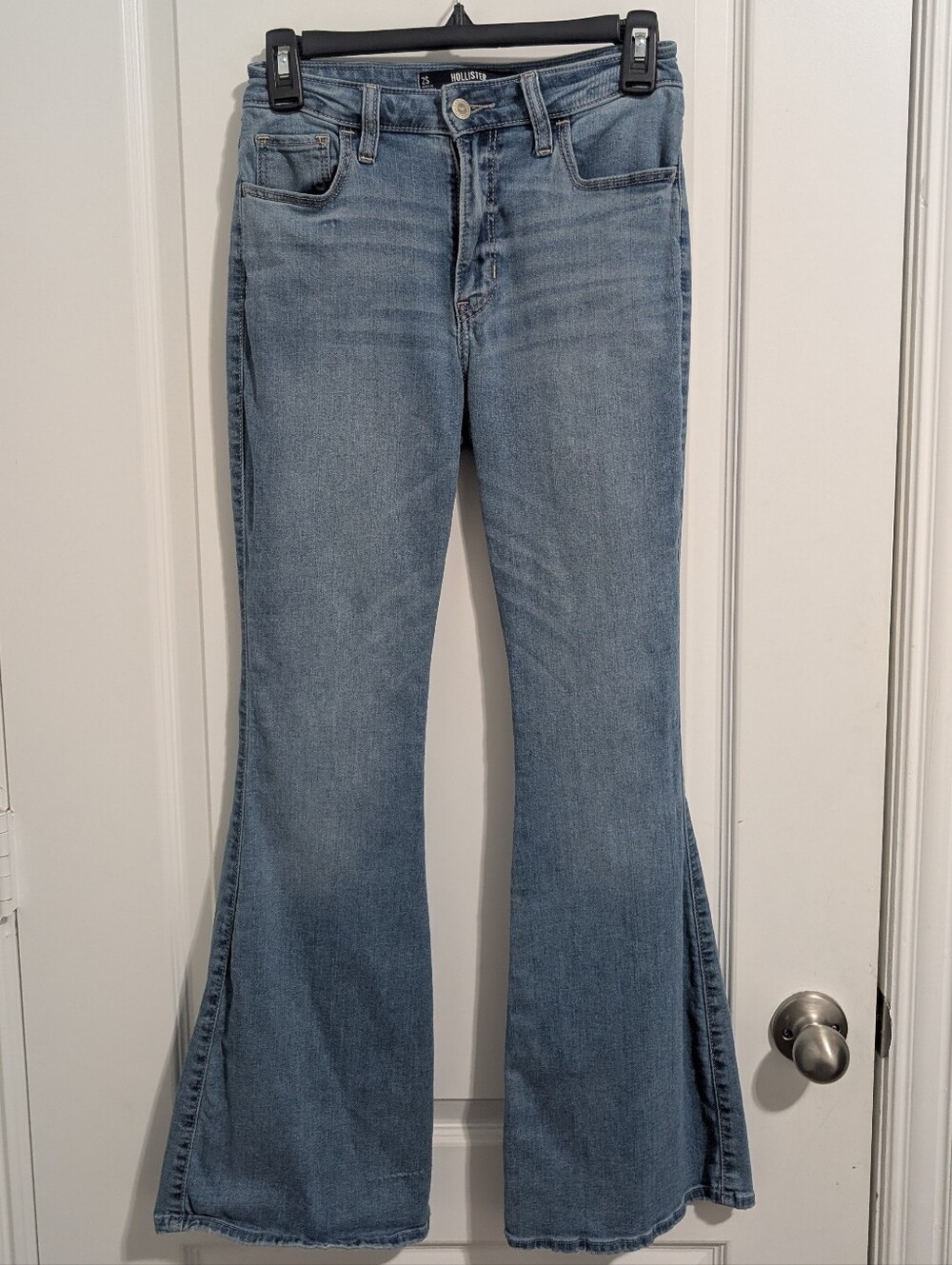 Hollister 2S Light Blue Flare Jeans for Women